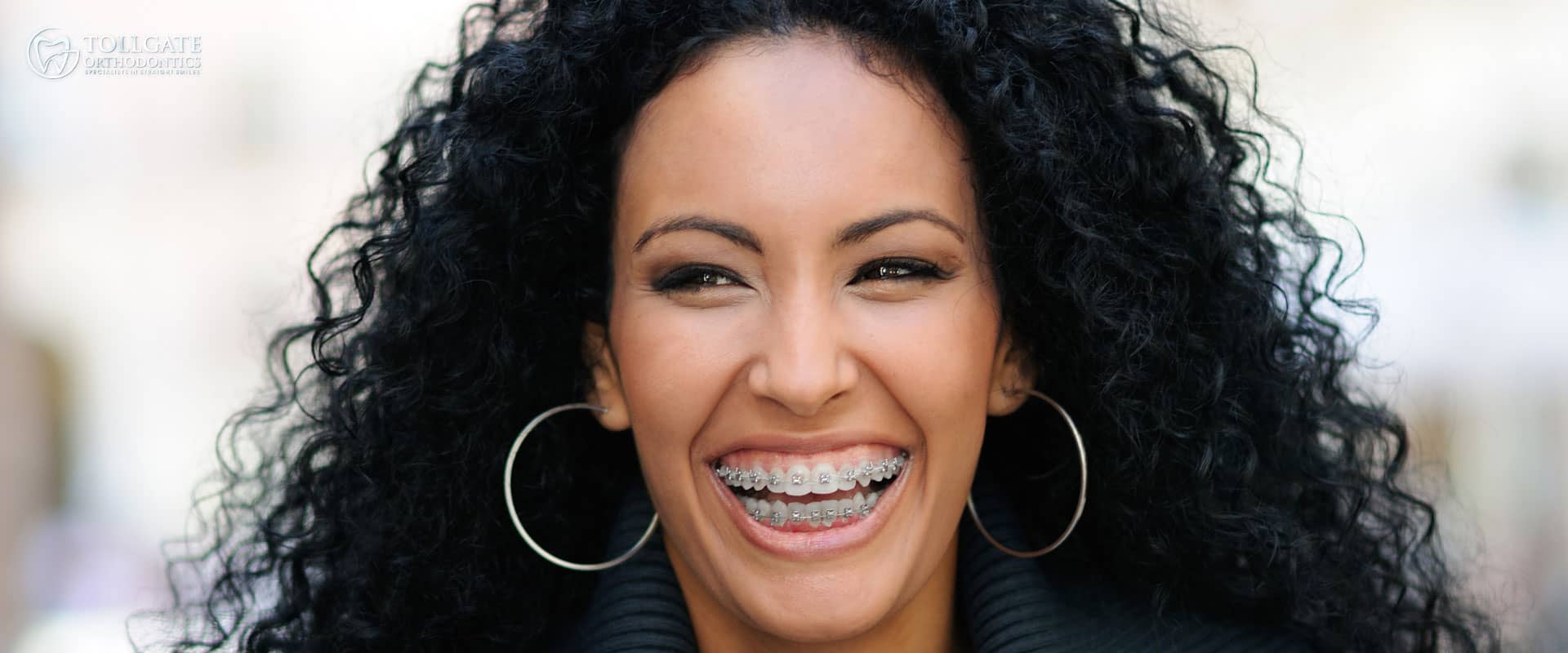 Woman with Braces